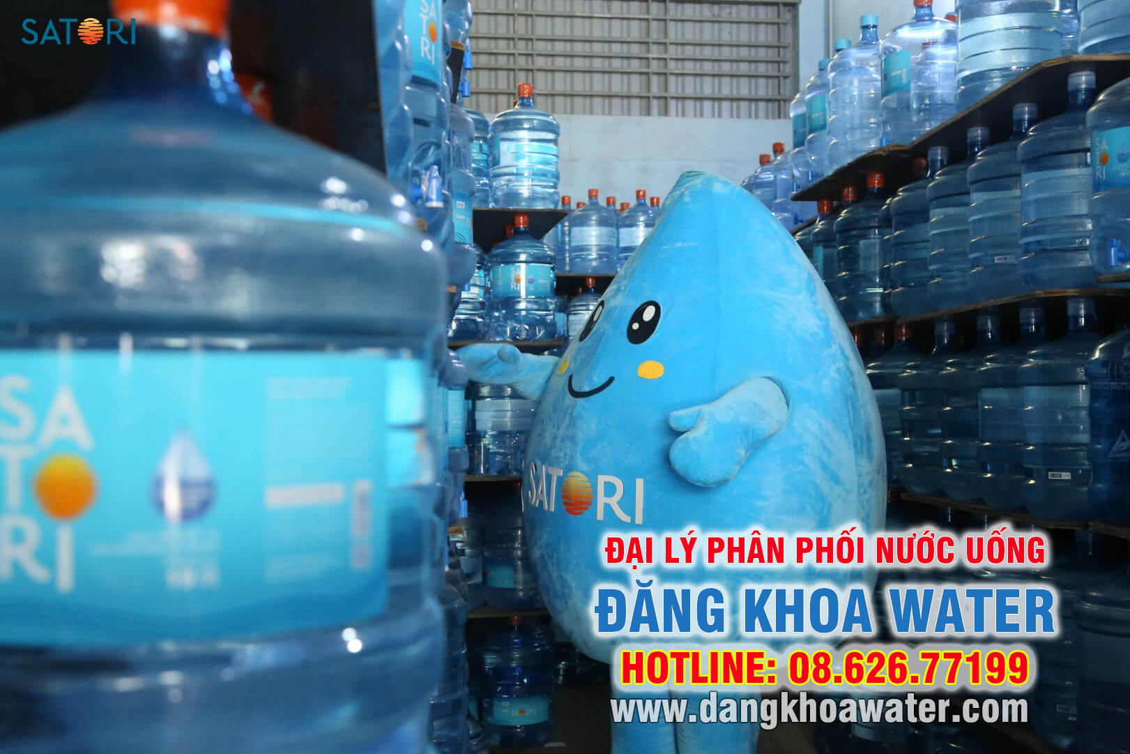 Đại lý nước Satori chính hãng ở quận Bình Tân - Đăng Khoa Water