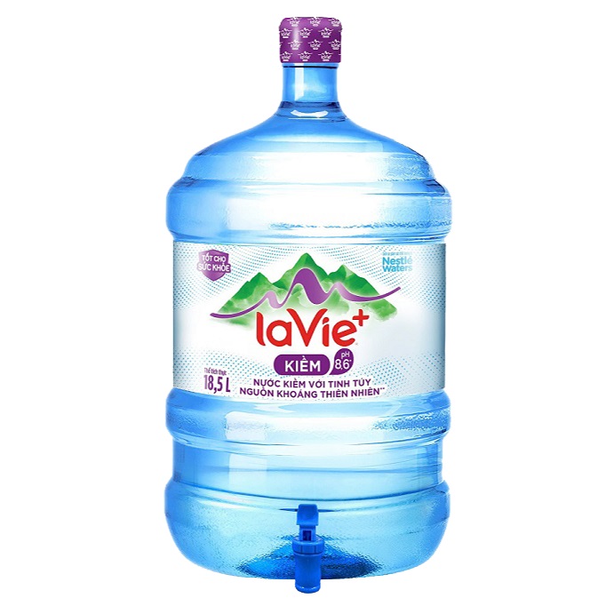 binh-nuoc-lavie-kiem-18_5L Bình Nước LaVie+ Kiềm Có Vòi 18.5L