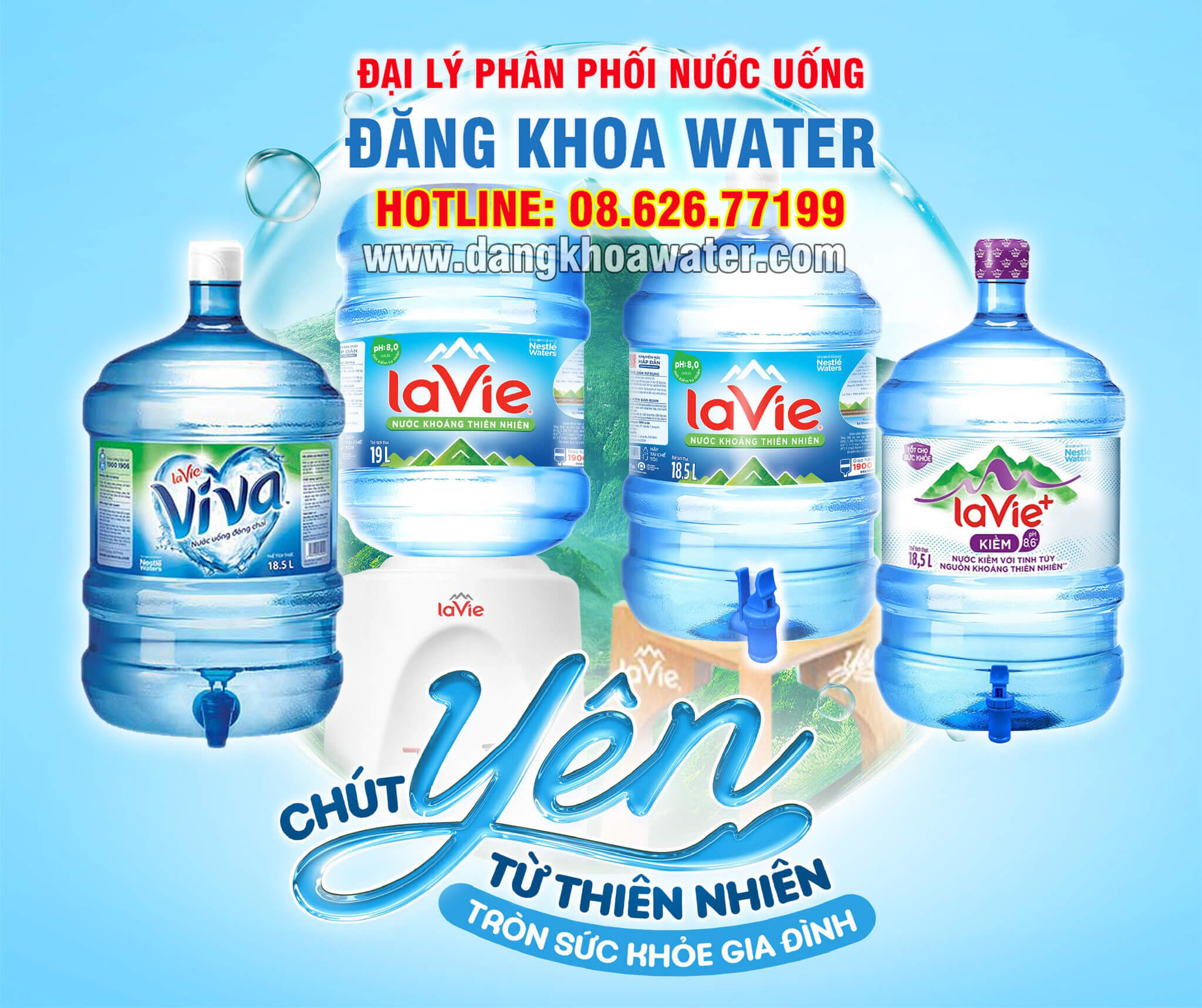 Đại lý Đăng Khoa Water: Địa chỉ Đổi Bình Nước LaVie Quận 12 – Chính Hãng, Giao Siêu Tốc